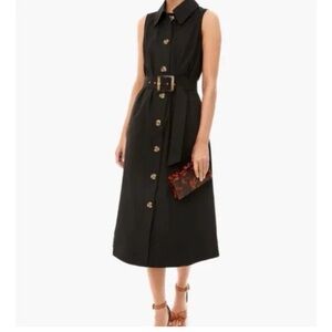 TUCKERNUCK Black Sleeveless Chamberlin Dress Size S NWT Retail $268 Tuckernuck